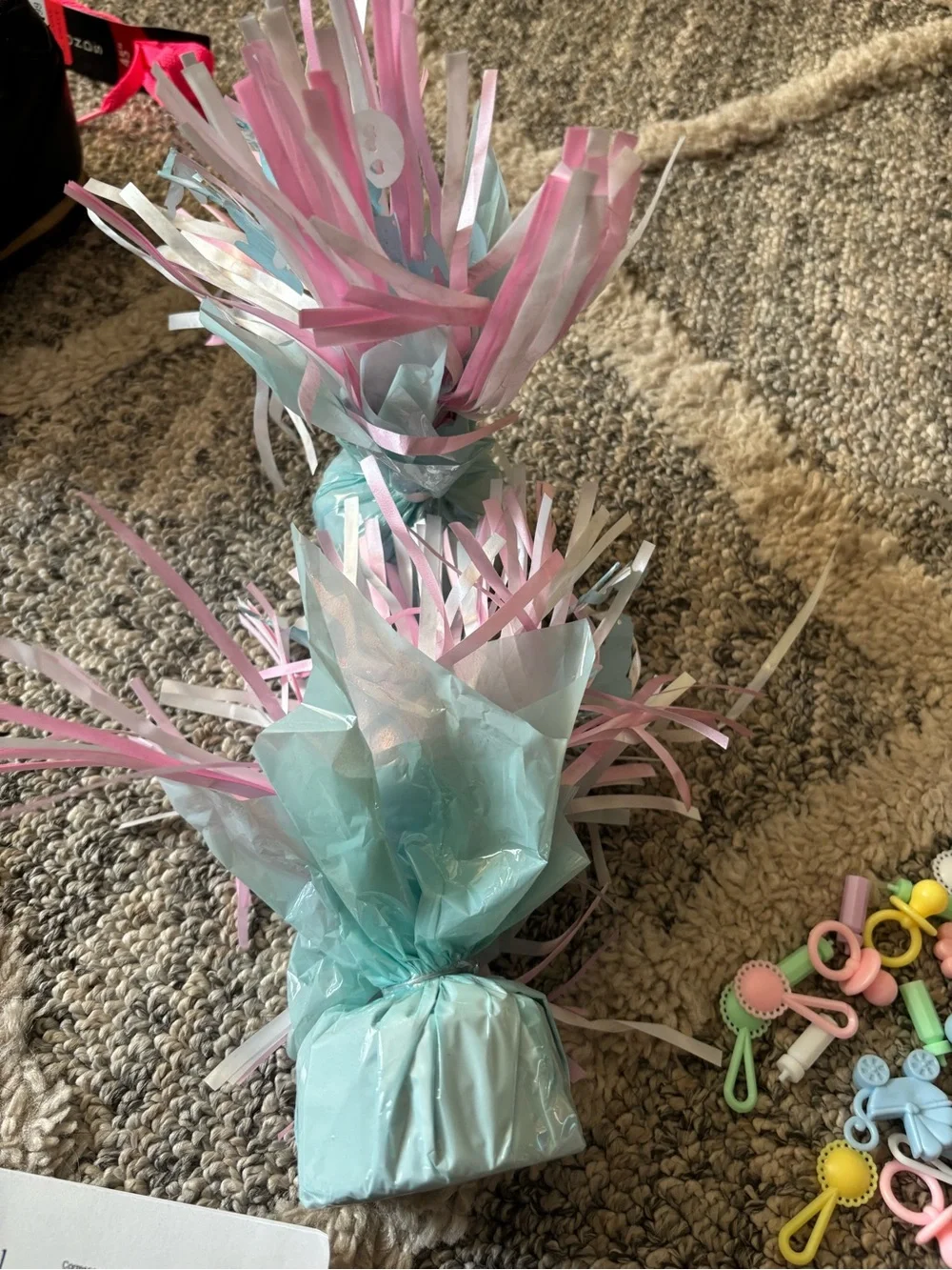Pastel Pink and Light Blue Disposable Party Cups - Baby Shower Tableware